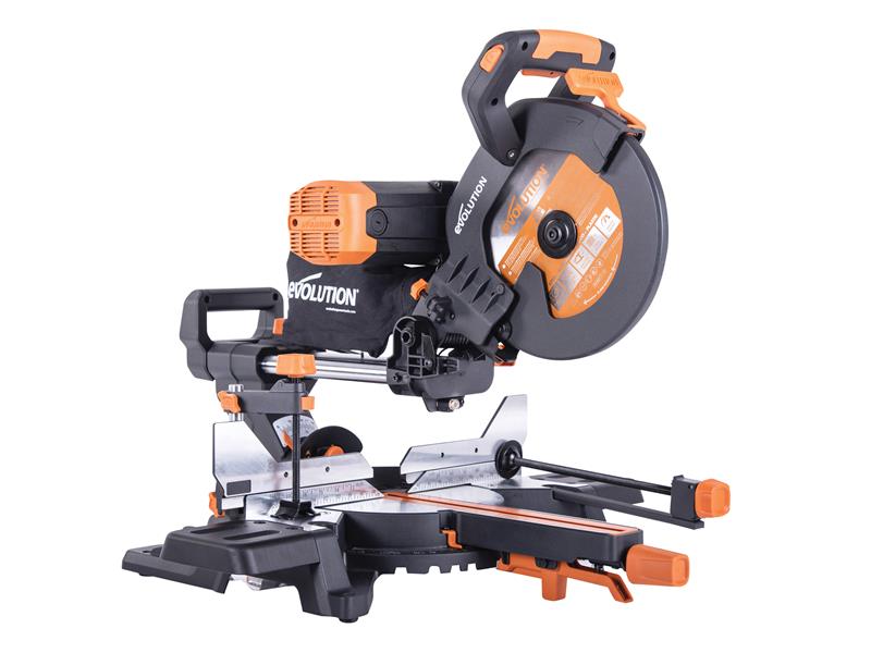 Evolution EVLR255SMSDB R255SMS-DB+PRO Mitre Saw + Blade