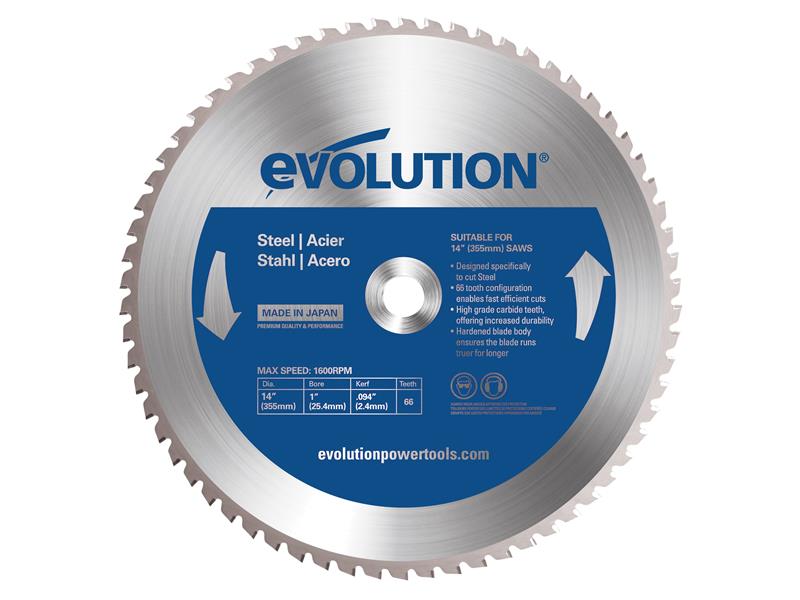 Evolution EVLS305STEEL Mild Steel Cutting Chop Saw Blade
