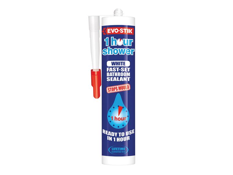 EVO-STIK EVO1HSWHITE 1 Hour Shower Sealant 310ml