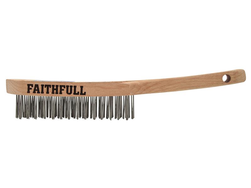 Heavy-Duty Stainless Steel Scratch Brush