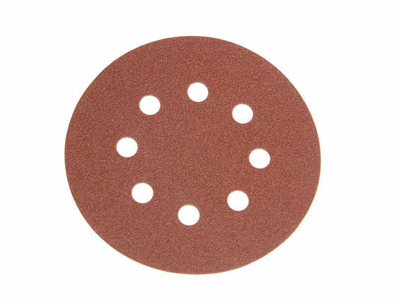 Faithfull FAIAD12540H Hook & Loop Sanding Discs, DID3