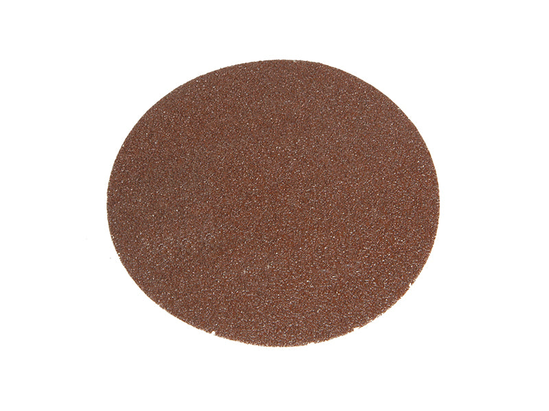 Faithfull FAIADHL125A Hook & Loop Plain Sanding Disc 125mm Assorted (Pack 5)
