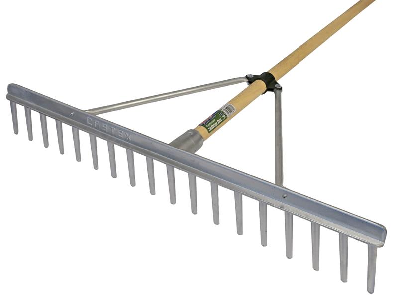 Faithfull FAIALRFSC Aluminium Landscape Rake Wooden Handle FSC 100%