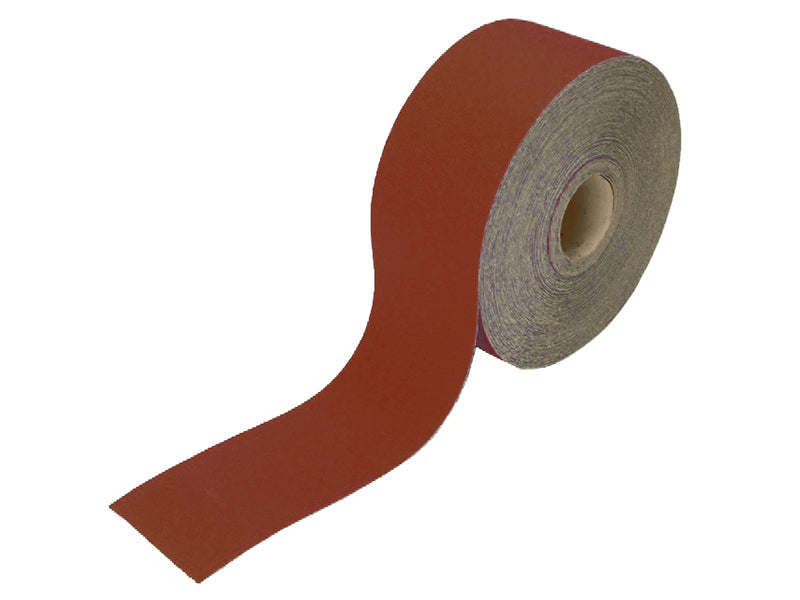 Faithfull FAIAR10120R 115mm Red Aluminium Oxide Paper Roll