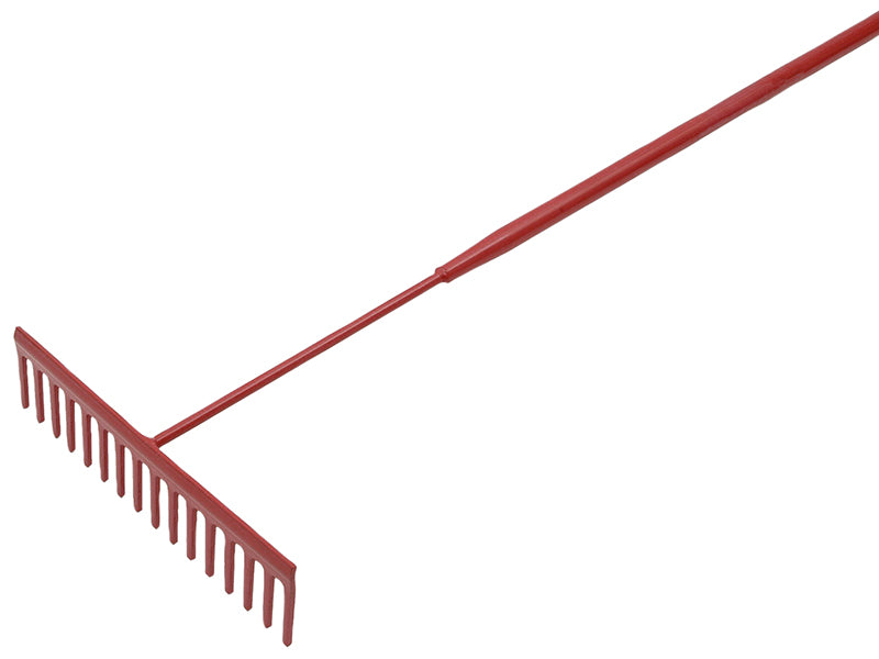 Faithfull FAIASP Asphalt Rake 16 Flat Teeth - Tubular Steel Shaft