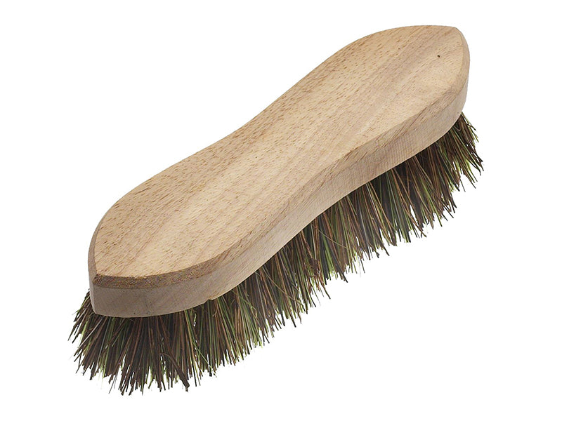 Faithfull FAIBRHANDSCR Hand Scrubbing Brush 200mm (8in) Unvarnished