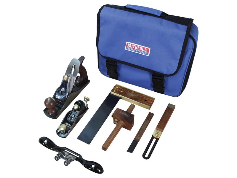 Faithfull FAICARPBAG Carpenter's Tool Kit, 7 Piece