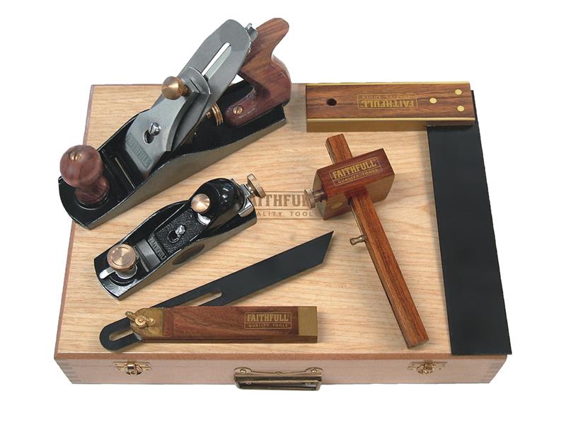 Faithfull FAICARPSET Carpenter's Tool Kit, 5 Piece