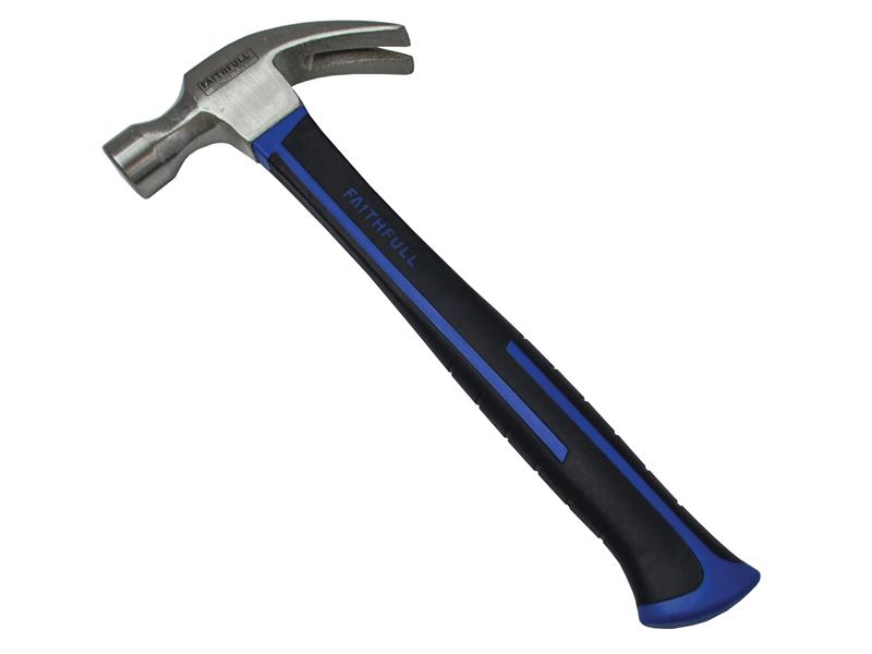 Faithfull FAICH16FG Claw Hammer, Fibreglass Shaft