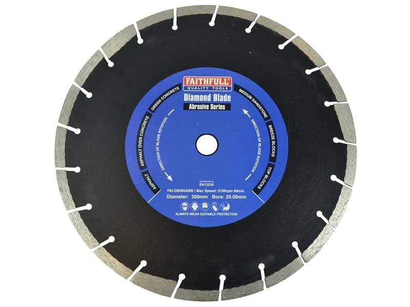 Faithfull FAIDB230ABR Abrasive Series Diamond Blade