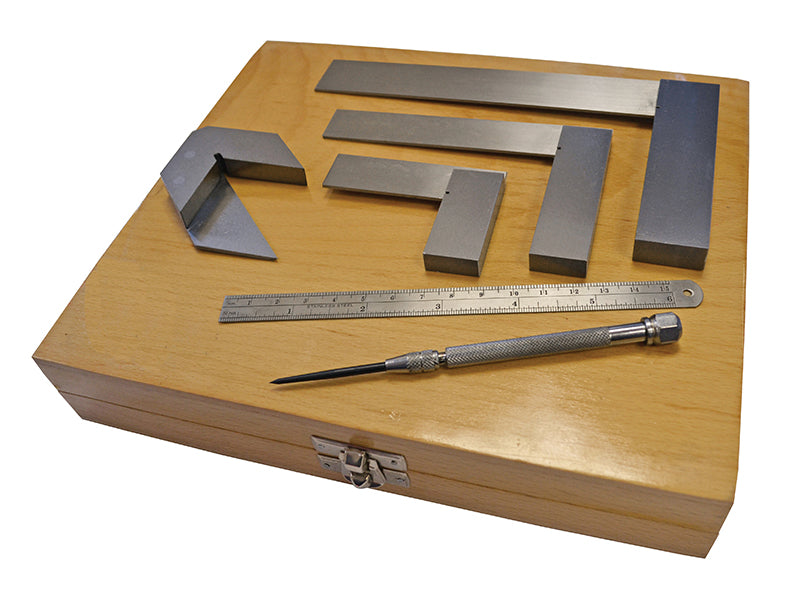 Faithfull FAIESMEASURE Engineer's Marking & Measuring Set, 6 Piece