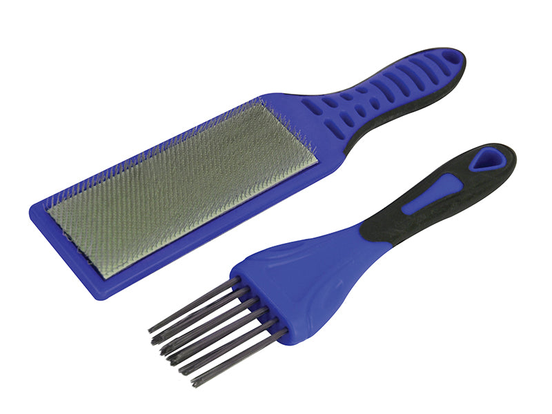 Faithfull FAIFCBKIT 2 Piece File Card Brush Kit