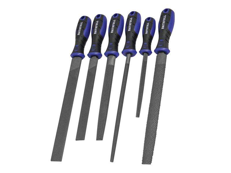 Faithfull FAIFISET6 File and Rasp Set, 6 Piece