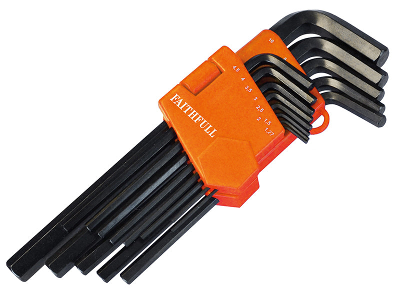 Faithfull FAIHKS13ML Metric Long Arm Hex Key Set, 13 Piece