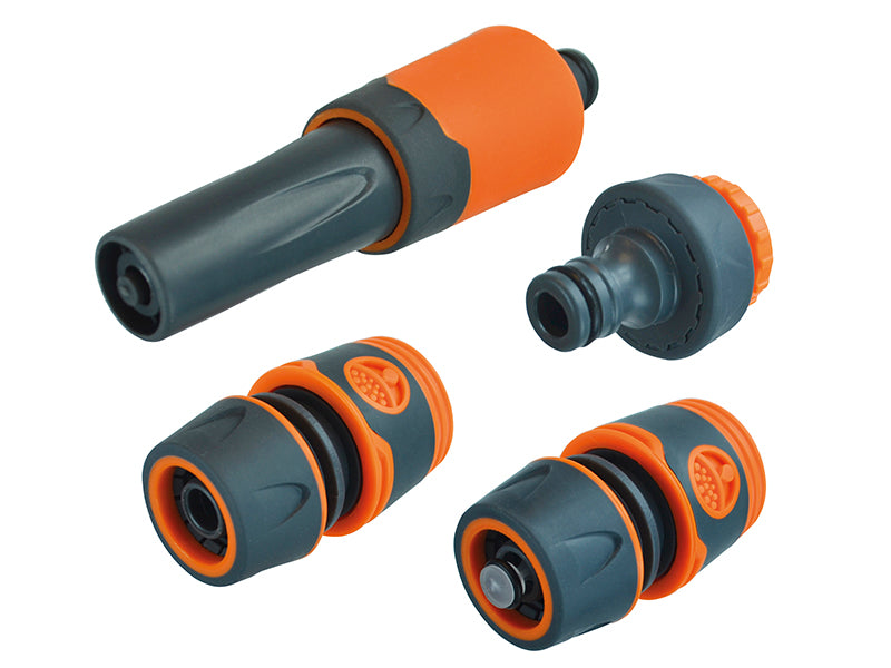 Faithfull FAIHOSEPLKIT Plastic Hose Fittings Starter Kit 1/2in