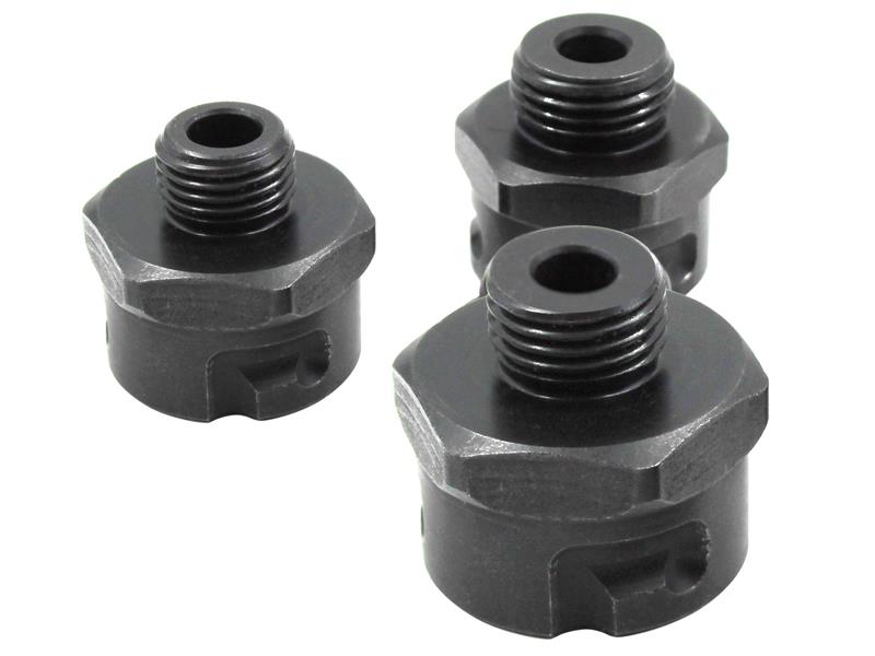 Faithfull FAIHSAUN03 Holesaw Arbor Quick Release Nut Set, 3 Piece