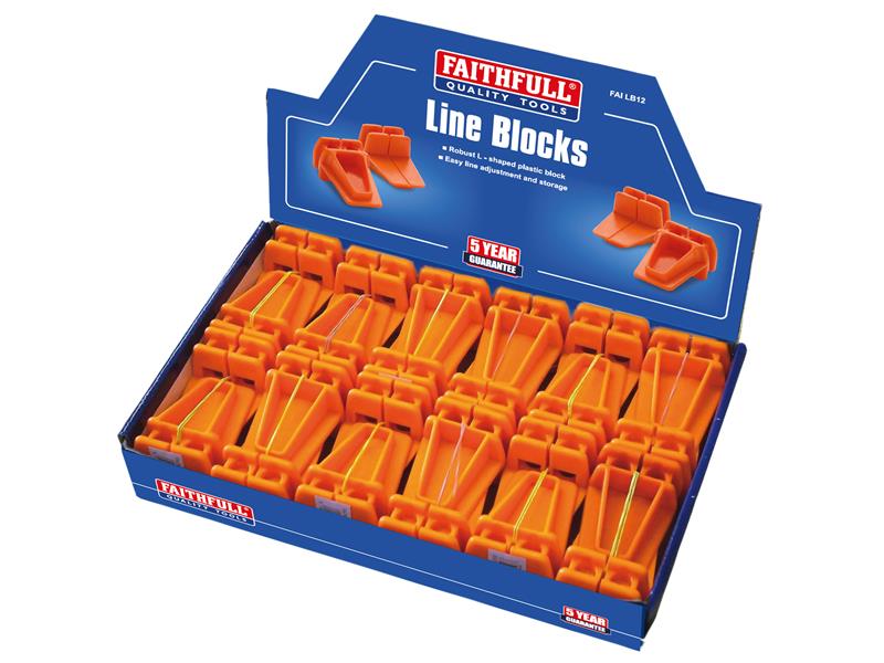 Faithfull FAILB12 Line Block Counter Display (12 Piece) Blocks Only
