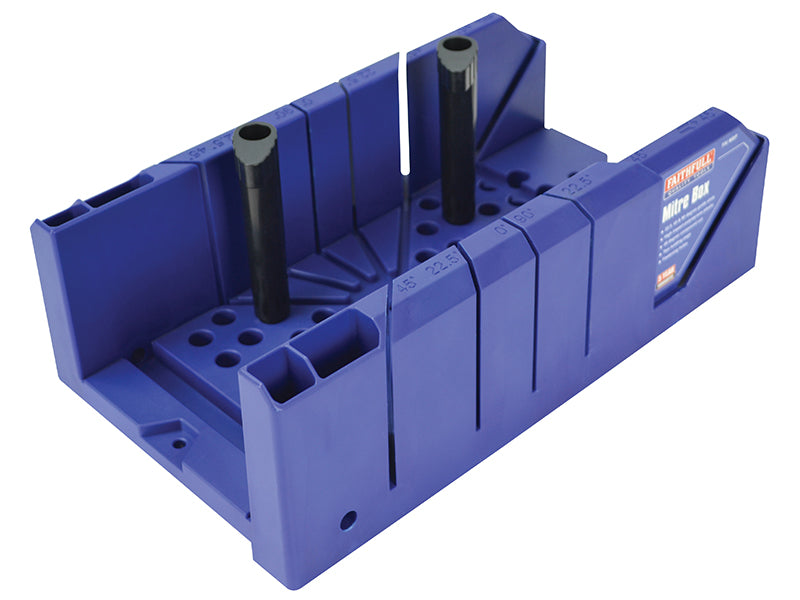Faithfull FAIMBP Plastic Mitre Box with Pegs 310mm (12.1/4in)