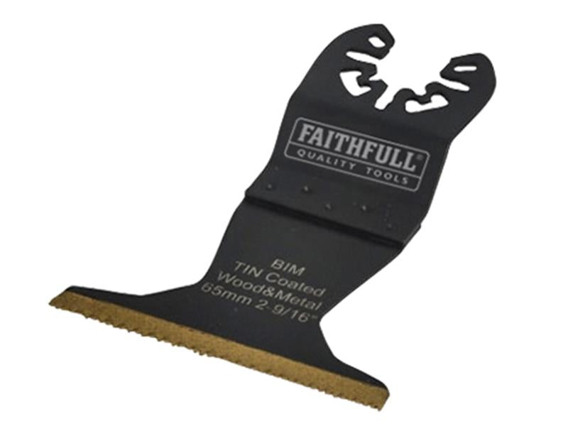 Faithfull FAIMFBM32 Bi-Metal Flush Cut TiN Coated Blades