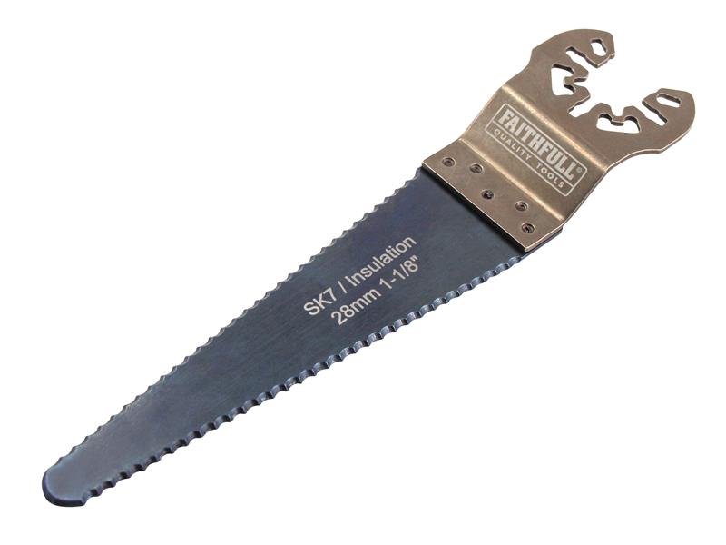 Faithfull FAIMFWAVY SK7 Wavy Edge Insulation Cutter Blade 100mm