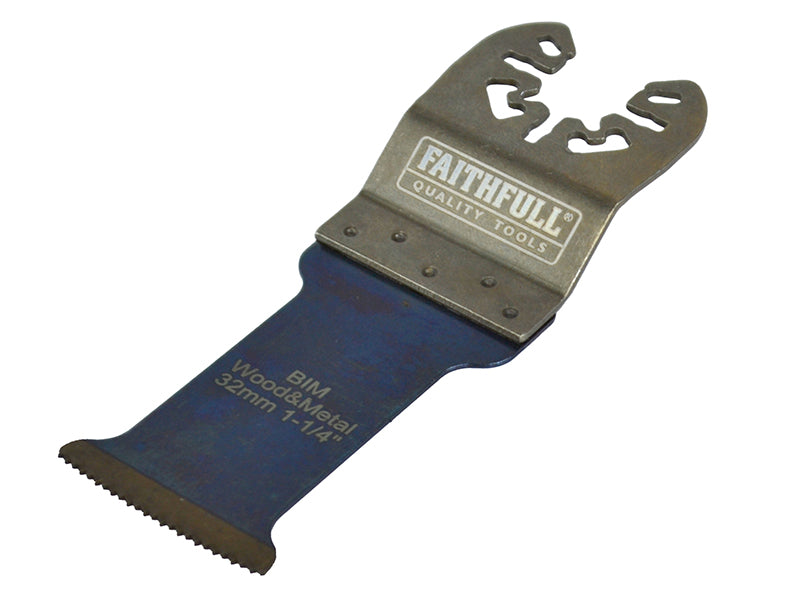 Faithfull FAIMFWM32P Premium Arc Cut Wood & Metal Bi-Metal Blade