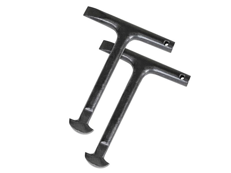 Faithfull FAIMHK125D Manhole Keys, D-Type 125mm (5in) (Pack 2)