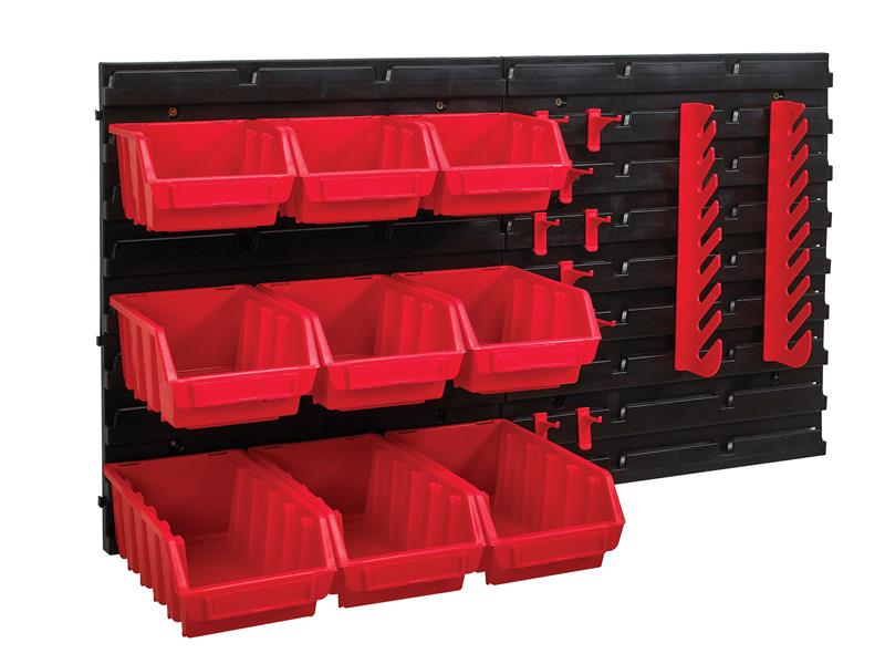Faithfull FAIPAN12KIT Storage Bin Set, 22 Piece