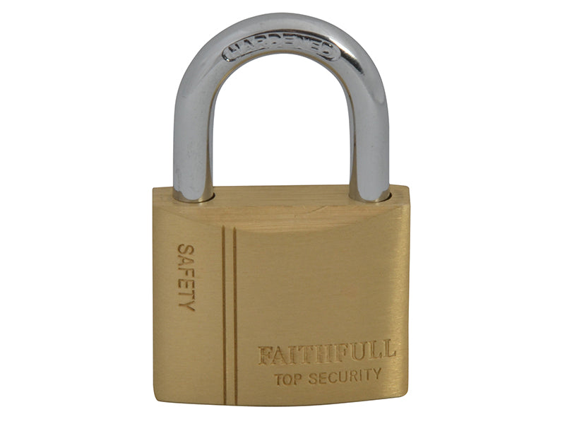 Faithfull FAIPLB20 Brass Padlock