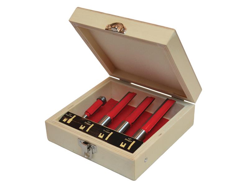 Faithfull FAIRBSKWJ Router Bit Set for Worktop Jig, 4 Piece