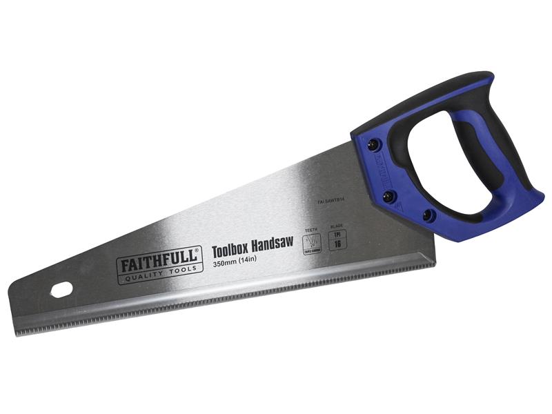 Faithfull FAISAWTB14 Toolbox Hardpoint Handsaw 350mm (14in) 16 TPI