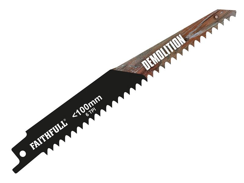 Faithfull FAISBS1111DF Bi-Metal Demolition Sabre Saw Blades