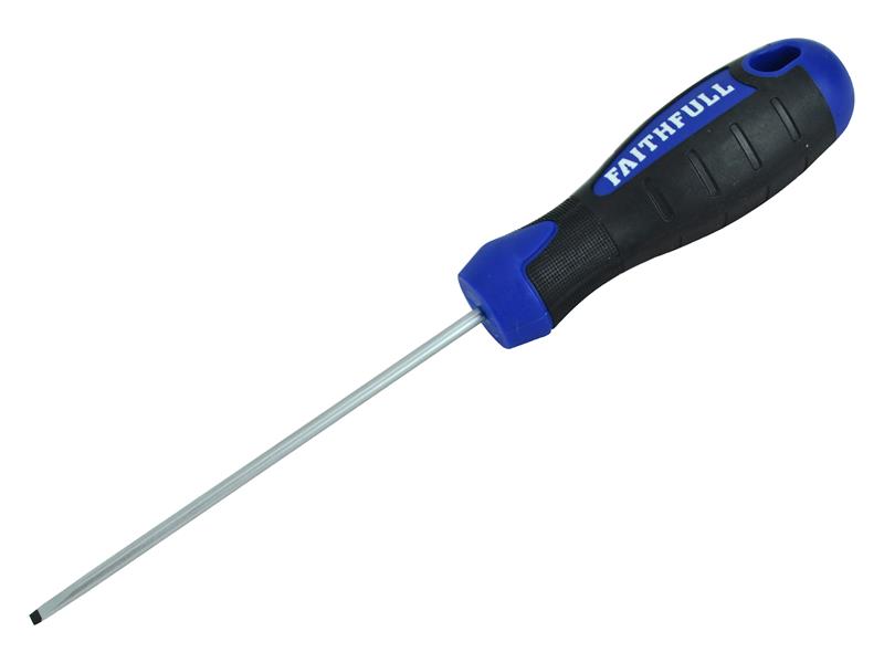 Faithfull FAISDT100 Soft Grip Screwdriver Terminal Tip 3 x 100mm