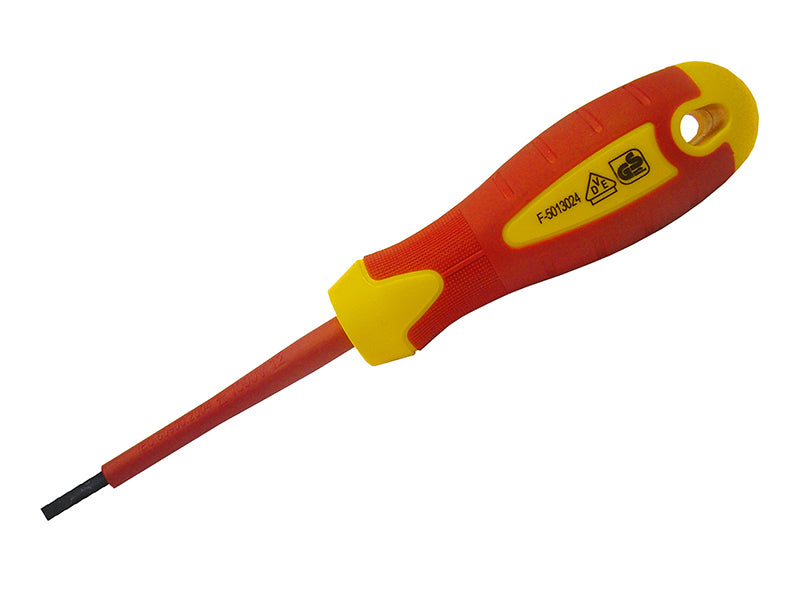Faithfull FAISDVDE25 Slotted Soft Grip VDE Screwdrivers