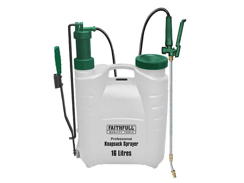 Faithfull FAISPRAY16HD Professional Knapsack Sprayer with Viton® Seals 16 litre