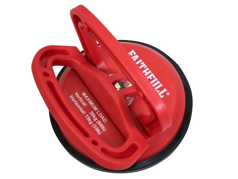Faithfull FAISUCPAD Single Pad Suction Lifter 120mm Pad