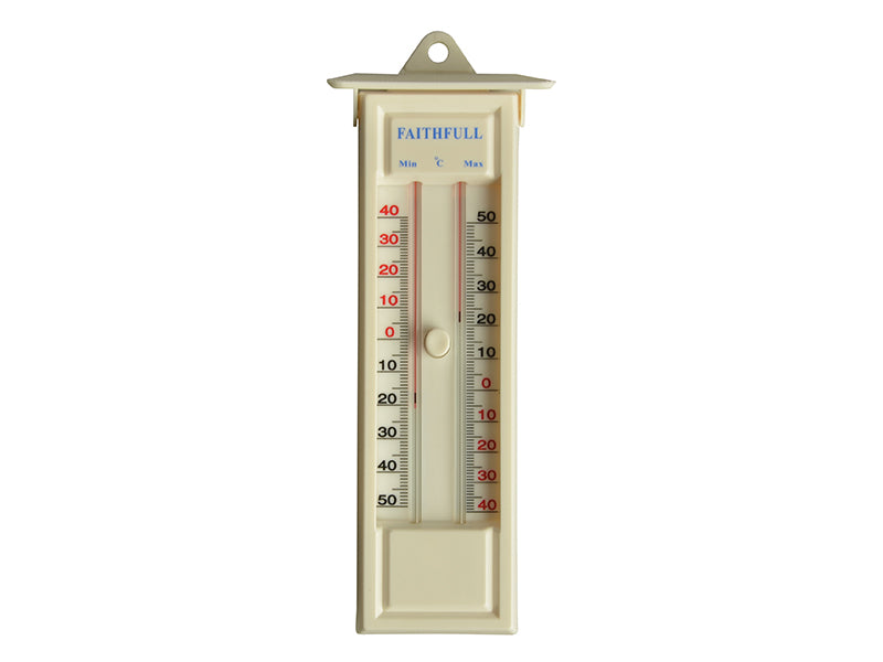 Faithfull FAITHMMBUTMF Thermometer Press Button Max-Min