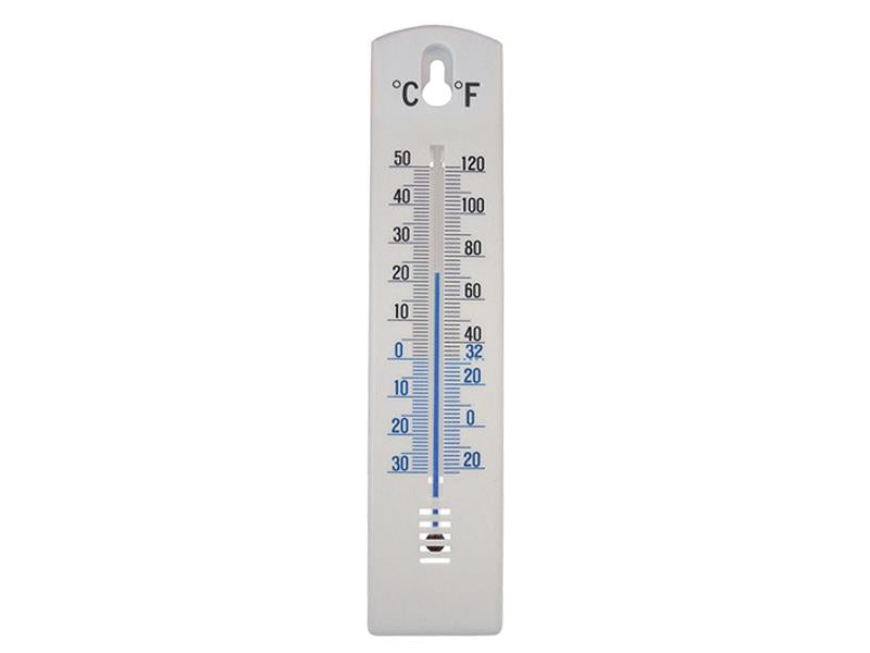 Faithfull FAITHPLASTIC Wall Thermometer - Plastic 200mm