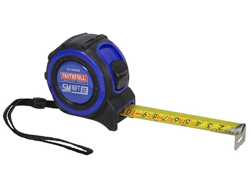 Faithfull FAITM525MI Trade Tape Measure