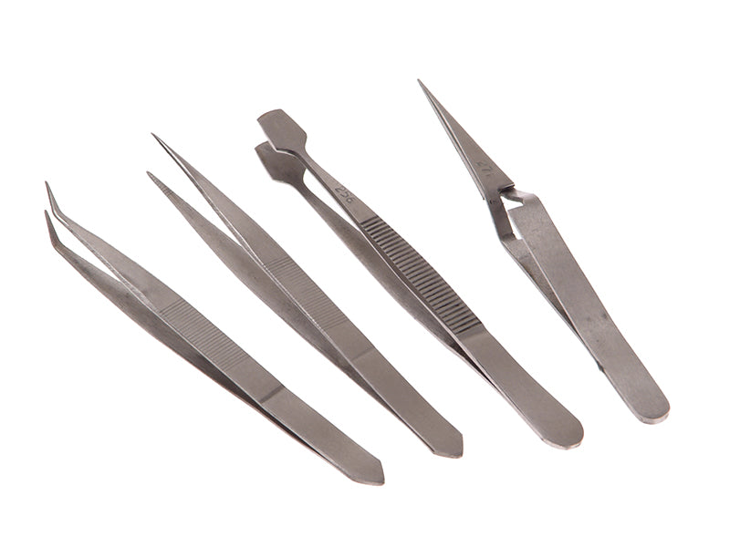 Faithfull FAITWSET4 Tweezer Set, 4 Piece