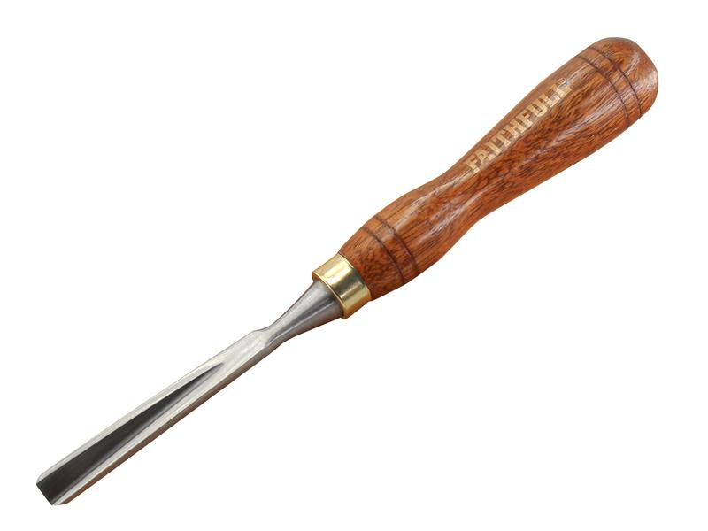 Faithfull FAIWCARV8F V-Straight Parting Carving Chisel 9.5mm (3/8in)