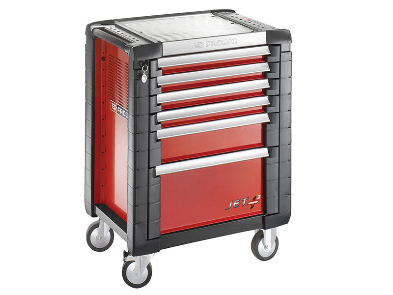 Facom FCMJET6M3 Jet.6M3 Roller Cabinet 6 Drawer Red