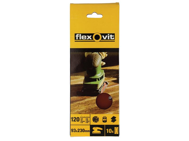 Flexovit FLV26341 1/3 Perforated Sanding Sheets