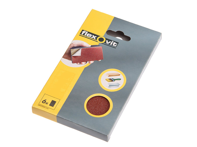 Flexovit FLV26349 Hook & Loop Sanding Block Refill Kit