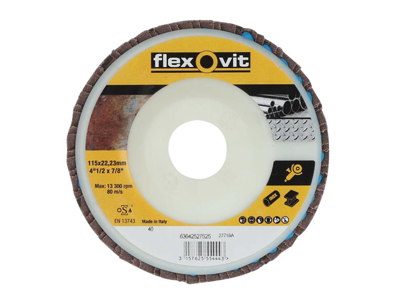 Flexovit FLV27526 Flap Disc
