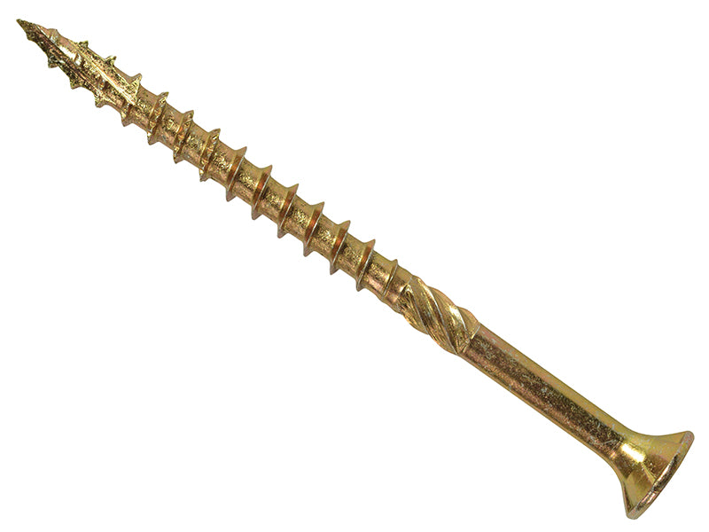 ForgeFix FORFFP312Y ForgeFast Pozi Compatible Wood Screws, Box
