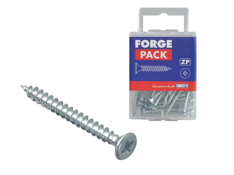 ForgeFix FORFPMP310Z Multi-Purpose Screws, Pozi, CSK, ZP