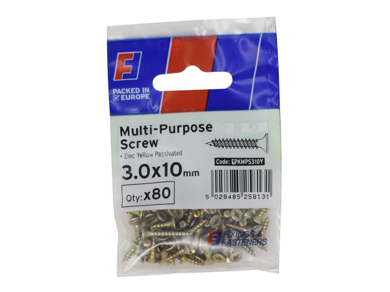 Multi-Purpose Screws, Pozi, CSK, ZYP, ForgePack