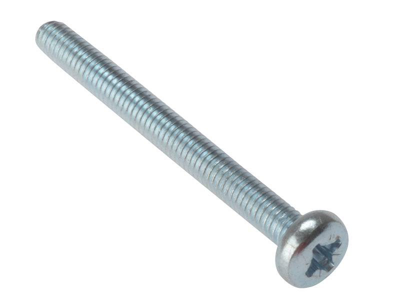 ForgeFix FORMSPH38M Machine Screws, Pozi, Pan Head, ZP