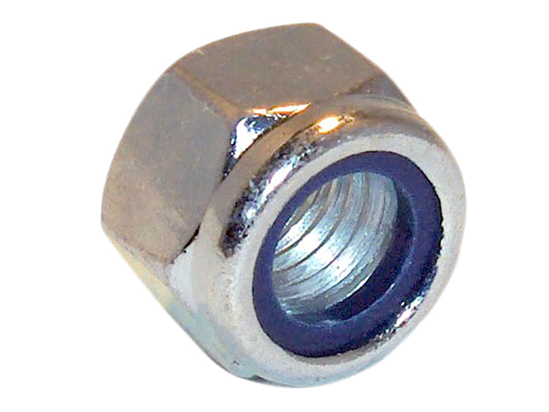ForgeFix FORNYLOC3 Hexagonal Nuts with Nylon Inserts, ZP