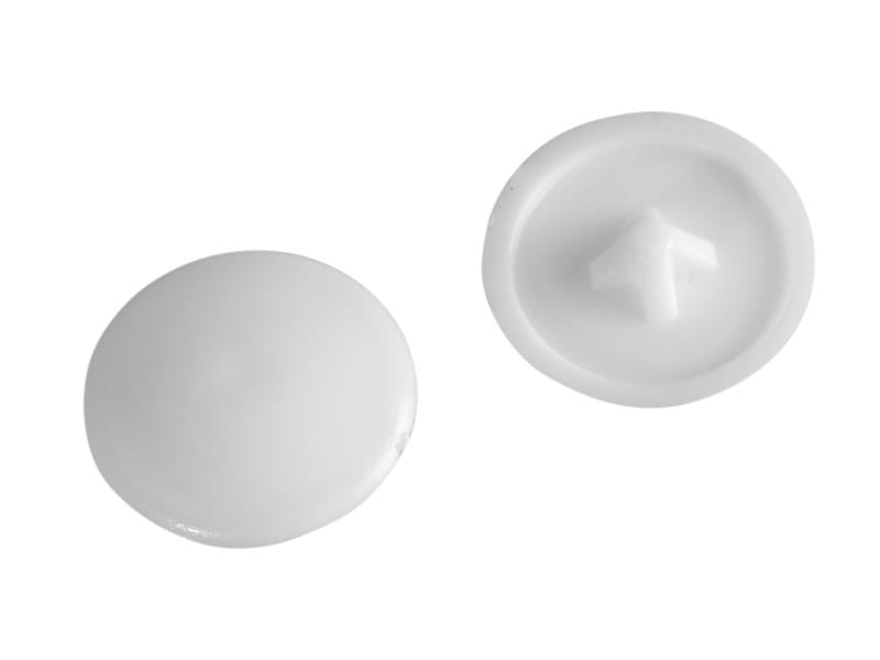 ForgeFix FORPCC0M Pozi Compatible Cover Cap White No.6-8 Bag 100